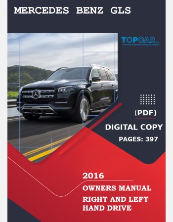 mercedes benz gls 2016 owners manual